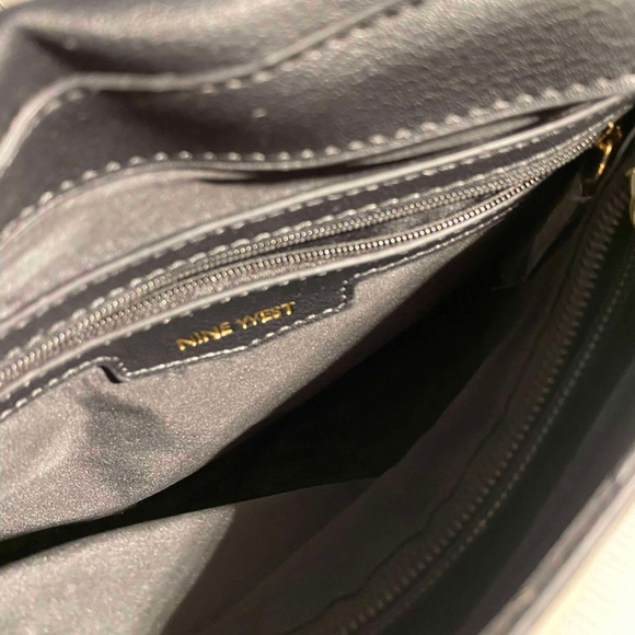 Nine West Black, Brown, and Cream Crossbody Bag - Picture 8 of 13